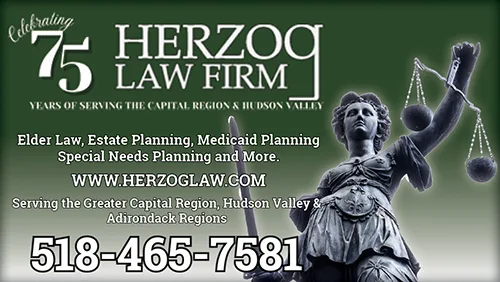 Advertisement graphic pointing to https://herzoglaw.com/