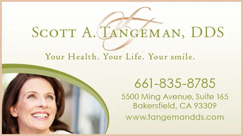 Advertisement graphic pointing to https://www.tangemandds.com/