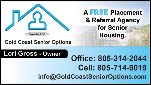 Advertisement graphic pointing to http://www.goldcoastsenioroptions.com/