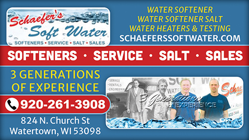 Advertisement graphic pointing to https://schaeferssoftwater.com/