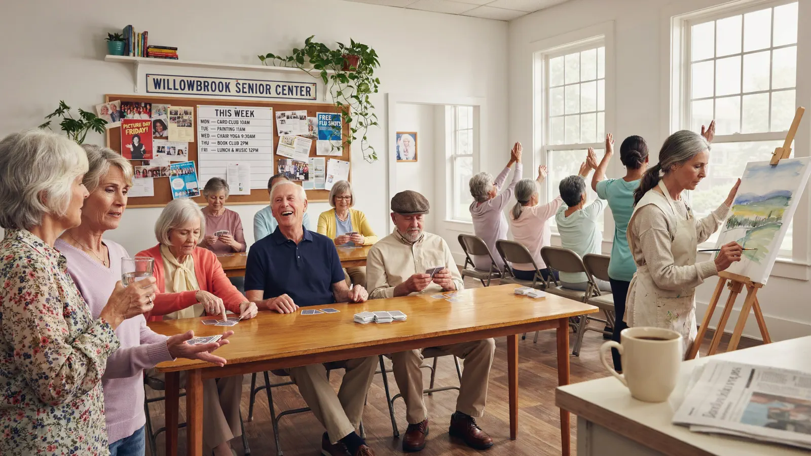 Why Senior Centers have Positive Experiences.